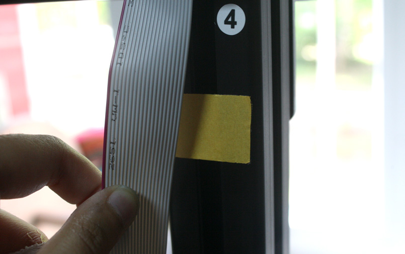 Шлейф от экструдера к корпусу