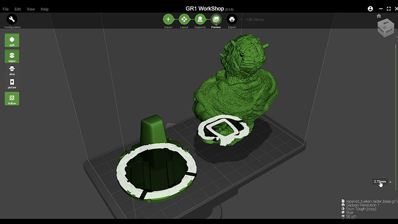 Обзор 3D принтера Wanhao GR1