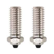 Сопло биметаллическое 0.6 мм для 3D принтера QIDI Q1 PRO, 2 шт.