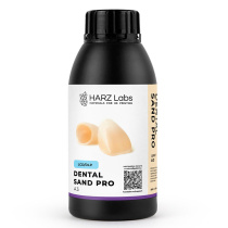 Фотополимерная смола HARZ Labs Dental Sand (A3) PRO, бежевая (0.5 кг)