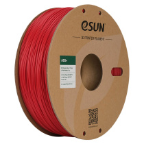 Катушка ABS+ пластика ESUN 1.75 мм 1кг., ярко-красная (ABS+175FR1)