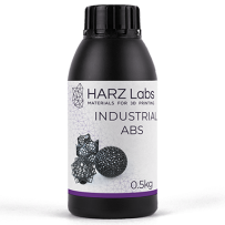 Фотополимерная смола HARZ Labs Industrial ABS Resin, черный (500 гр)