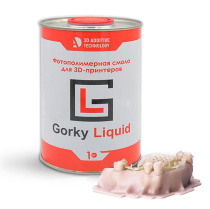 Фотополимерная смола Gorky Liquid Dental Castable, желтая (1 кг)