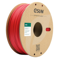 Катушка ABS+ пластика ESUN 1.75 мм 1кг., красная (ABS+175R1/ABS+175R1P1)