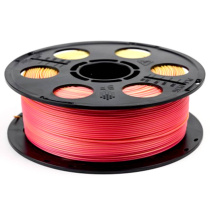 Катушка трёхцветного PLA-шелк  пластика Bestfilament 1.75 мм 1кг., желтый-красный-золото