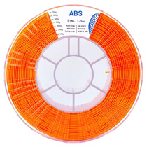 Катушка пластика REC ABS 1.75мм 0,75 кг, оранжевая