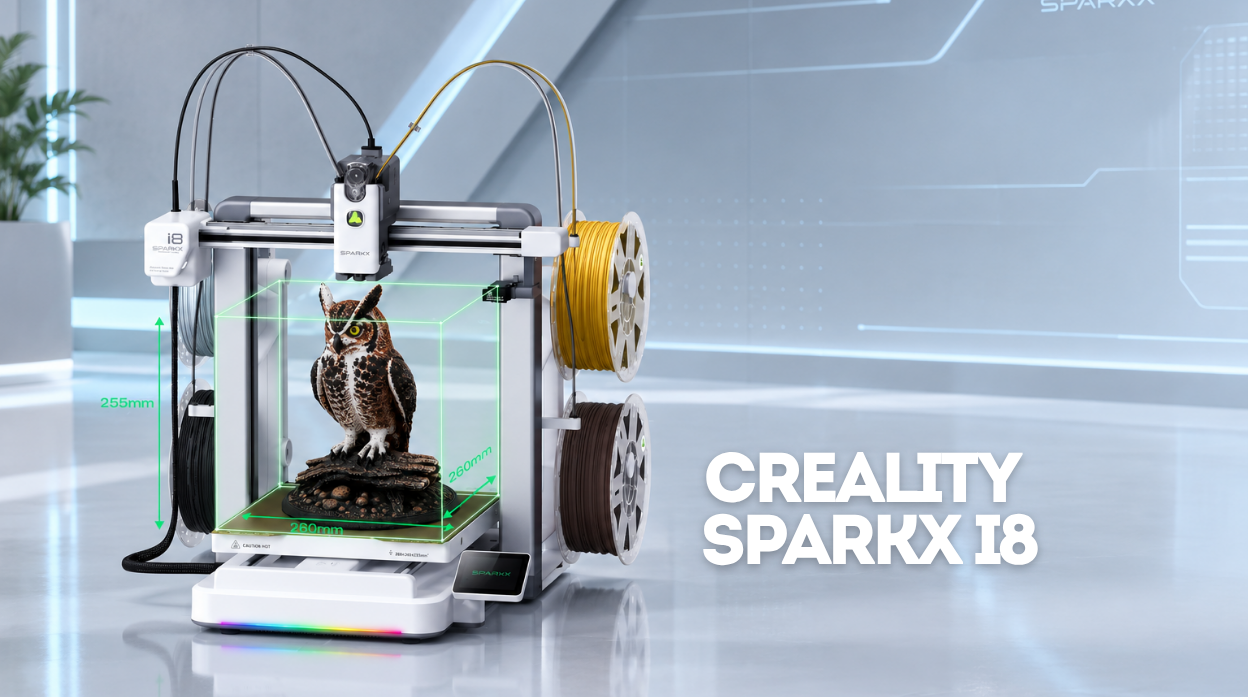 Creality SPARKX i8. Одно сопло, которое подвинуло тулченджеры