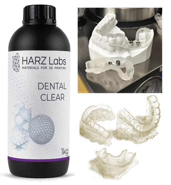 Фотополимер Harzlabs Dental Clear Фотополимер Harzlabs Dental Clear
