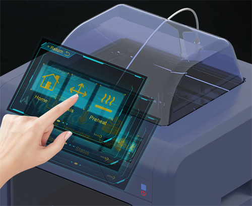 Anycubic 4Max Pro 2.0 сенсорный экран