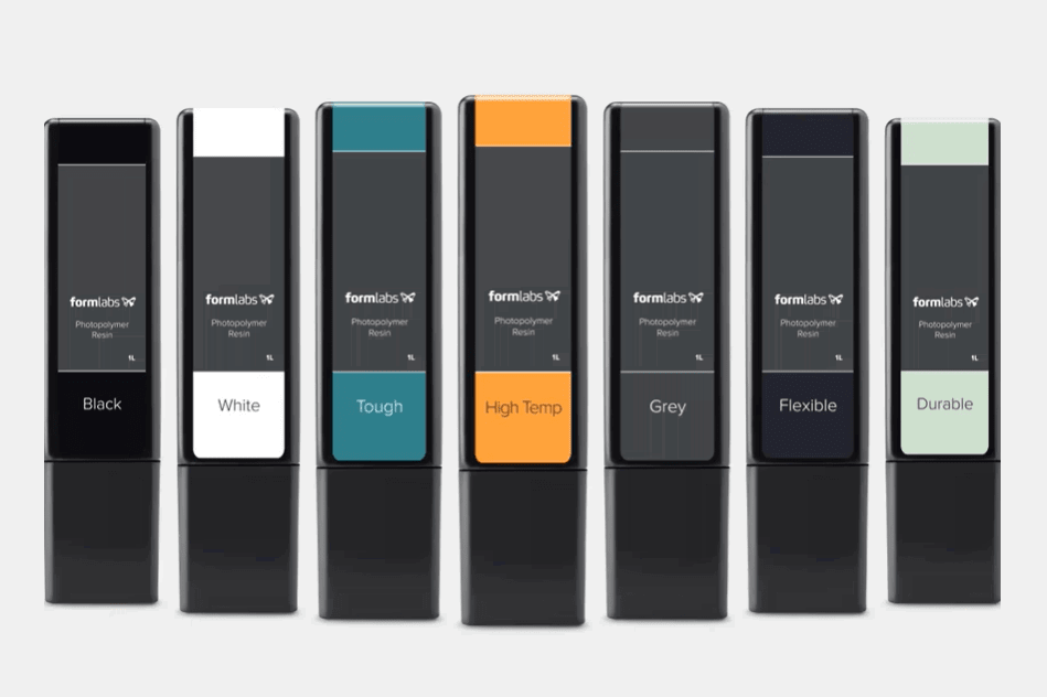 Картриджи FormLabs с фотополимерной смолой Картриджи FormLabs с фотополимерной смолой