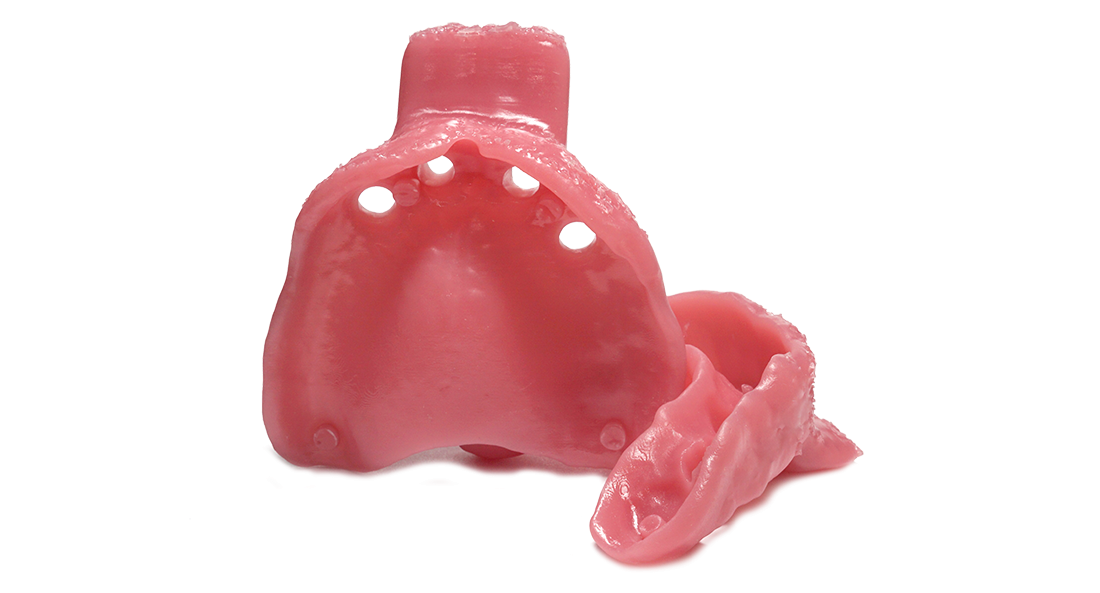 Десна изготовленная из NextDent Gingiva Mask