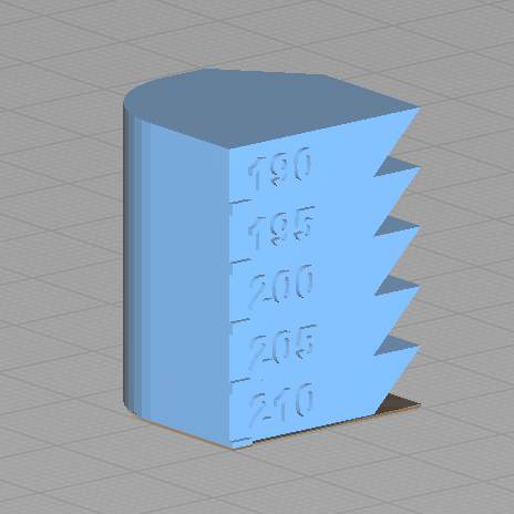 temperature tower 3d printing