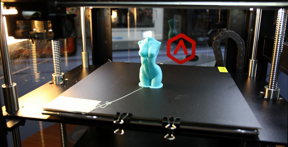 Печать PLA пластиком на 3D принтере Raise3D