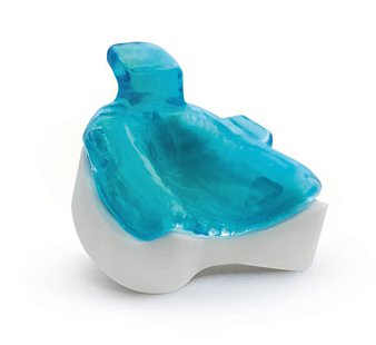 Фотополимерная смола HARZ Labs Dental Tray V2, синяя полупрозрачная (1 кг)